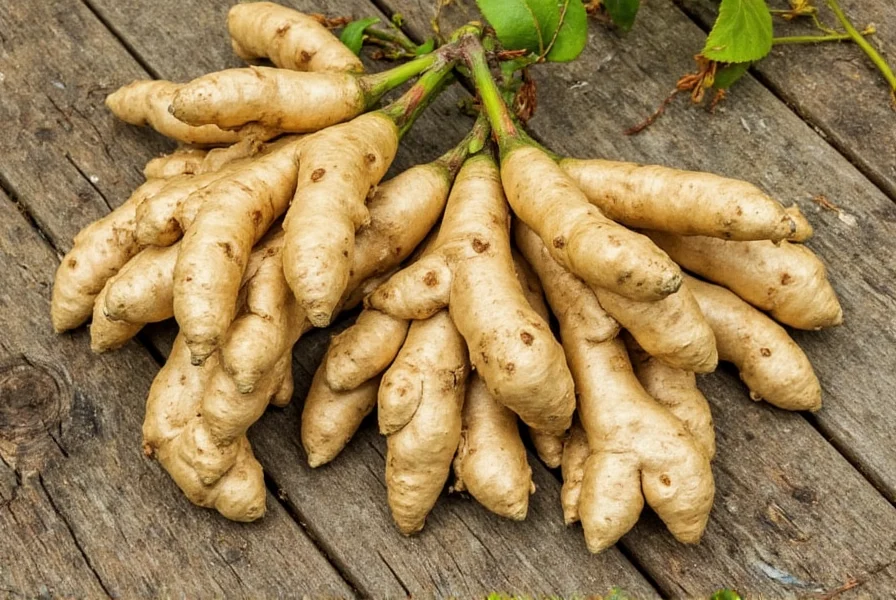Proper technique for harvesting mature ginger rhizomes from garden soil