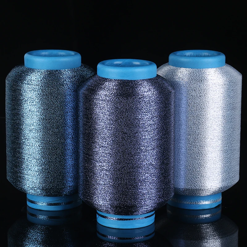
Factory direct salehigh quality MH AK color metallic yarn embroidery thread metallic yarn For Weaving 