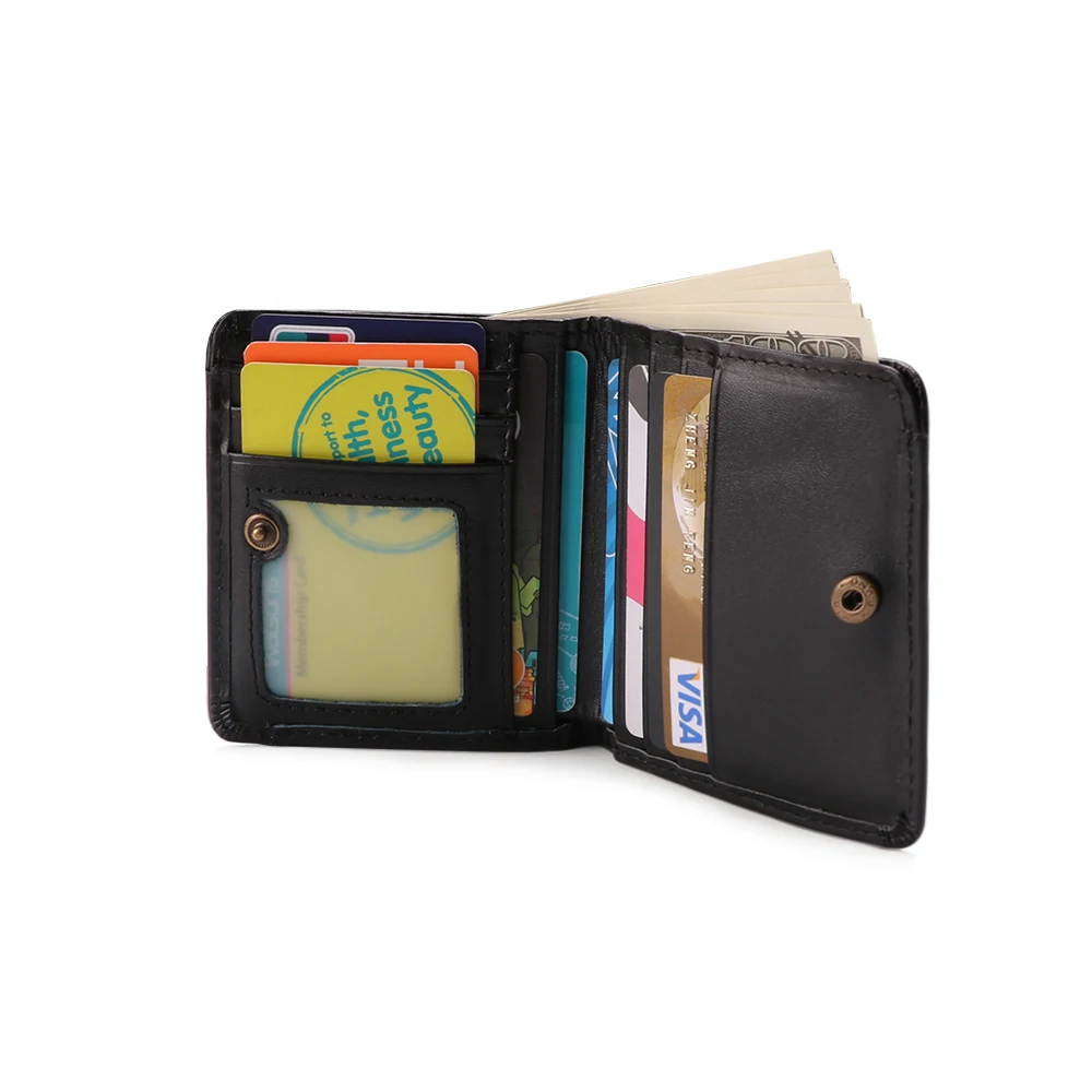 

Men RFID blocking coin purse men business genuine leather wallet double large wallet purse, Customized color