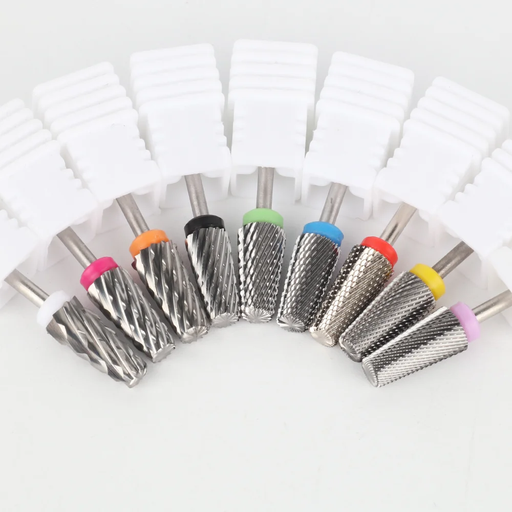 

7.0mm 5 in 1 Cross Cut Bit 2XC 3XC 4XC Uncoated Electric Acrylic Removal Tungsten Carbide Nail Drill Bit