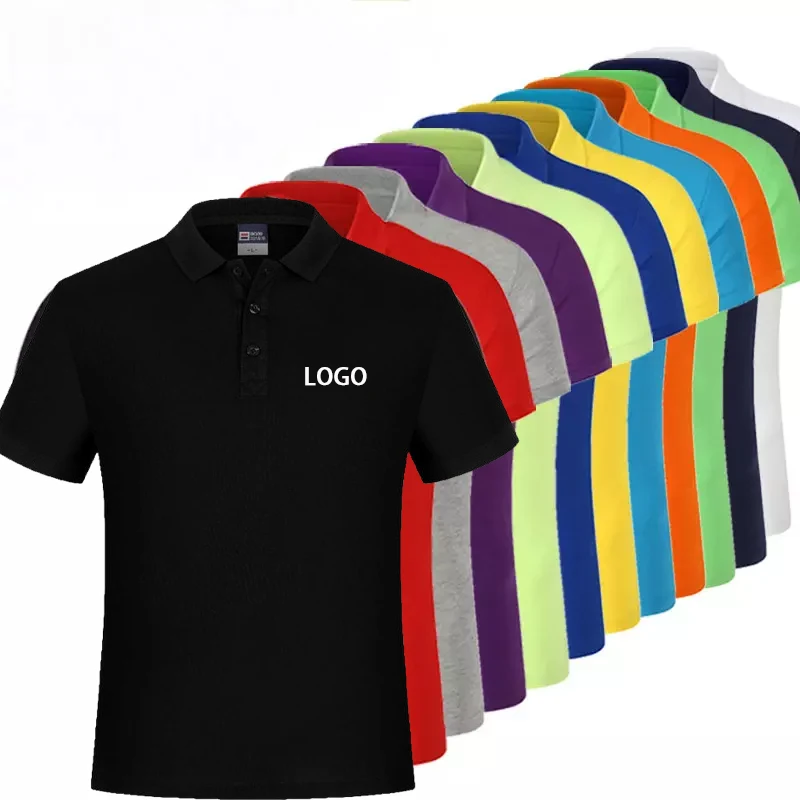 Cotton Short Sleeve Polo T Shirt