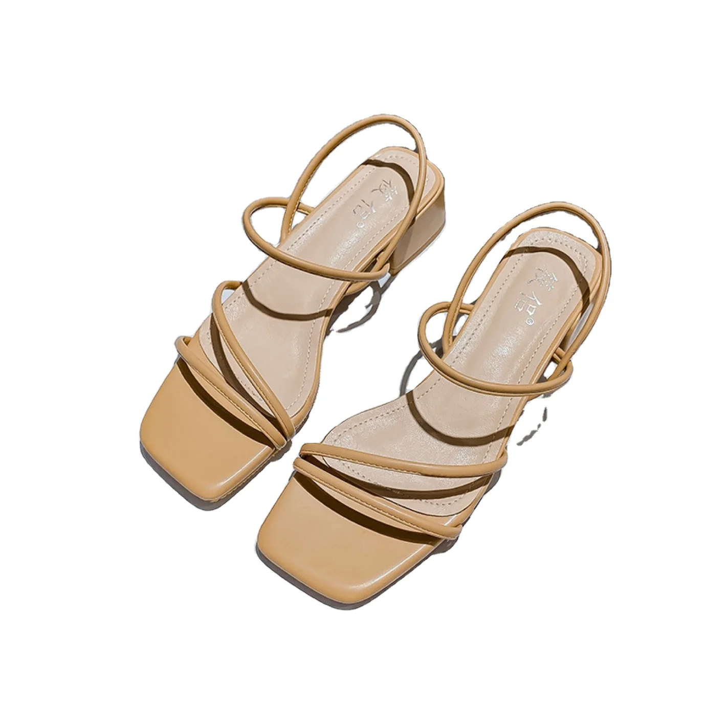

High Quality 2021 Summer Sandals Rubber Slippers Heels Slippers For Ladies