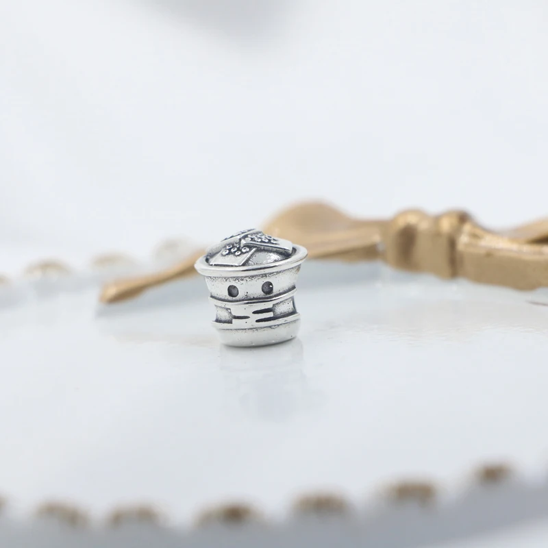 

high quality fashion 925 sterling silver jewelry cute bead charm for bracelet making bamoer
