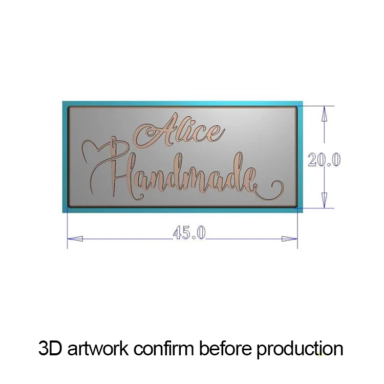 Factory Price Design Metal Label Bag Hardware Silver Engraved Logo Metal Plate Tag For Handbags