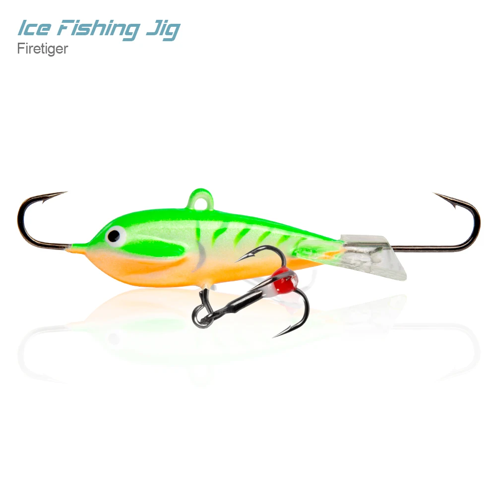 

Hunthouse Winter Fishing Sinking Bait Ice Fishing Lures Jig Bait, 5 colors