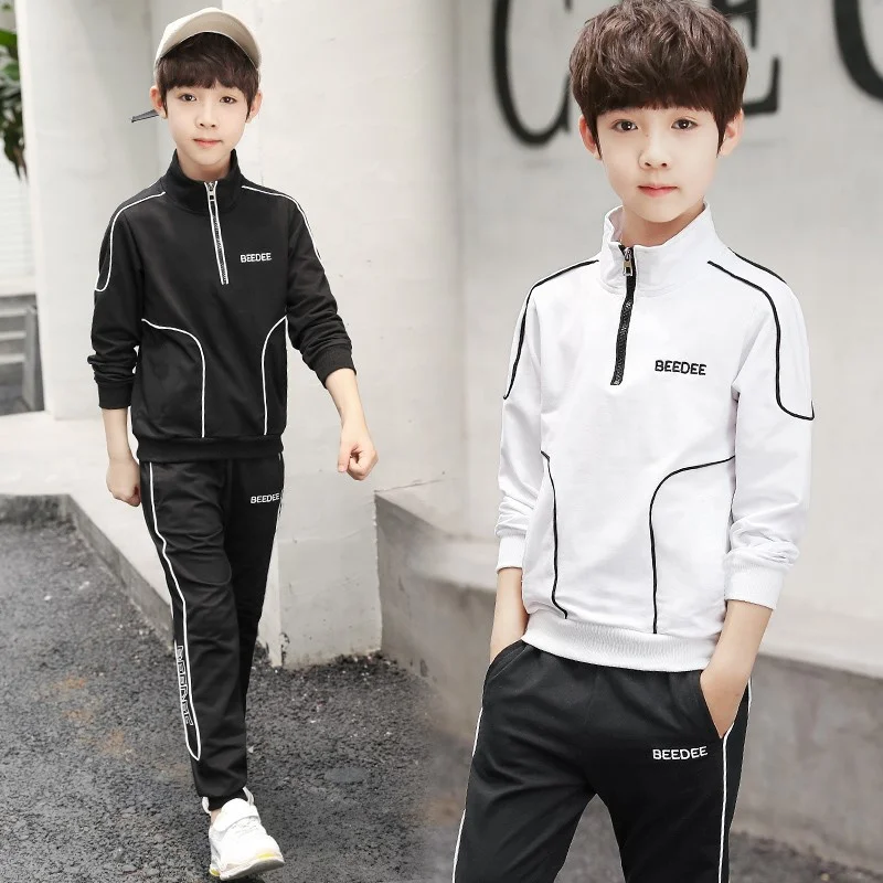 

Amazon Boutique Tracksuit Sweat Suit Children Sports Cotton Kids Baby Toddler Teen Boy Clothes Outfits 2pcs Boys Clothing Sets, Customized color
