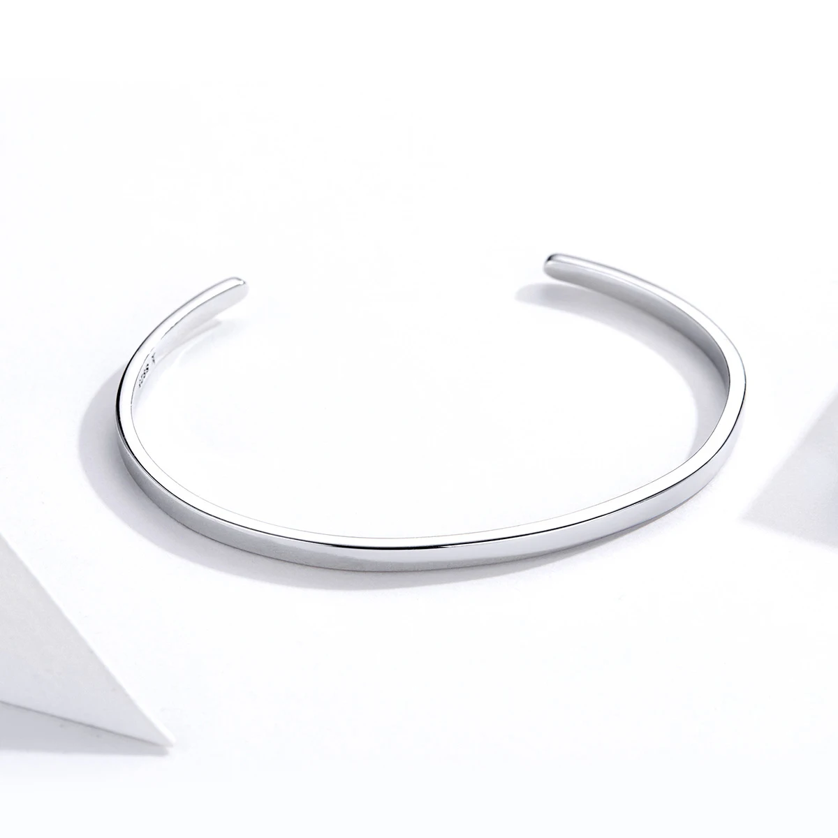 

Special Design Real 925 Sterling Silver Nothing Is Impossible Charm Bangle Bracelet