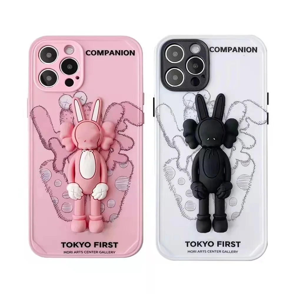 

Hot selling Mickey Gold Foil Cartoon Phone Cases with kickshtand For iPhone 8 Plus XR XS Max 11 Pro 12 Pro Max Phone Cover