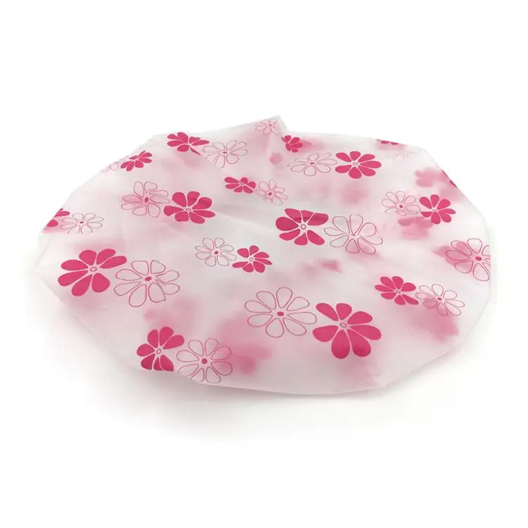 
Flower Printing Reusable Pretty eco friendly shower Shower Cap 