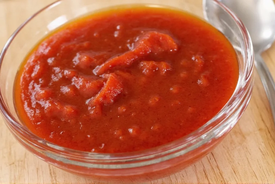 Close-up of traditional chamoy ingredients including dried apricots, chilies, and vinegar