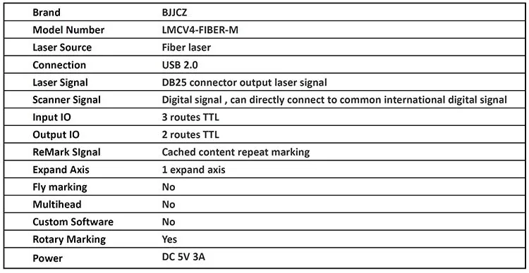 BJJCZ Laser Controller Board Marking Software JCZ Ezcad Control Card