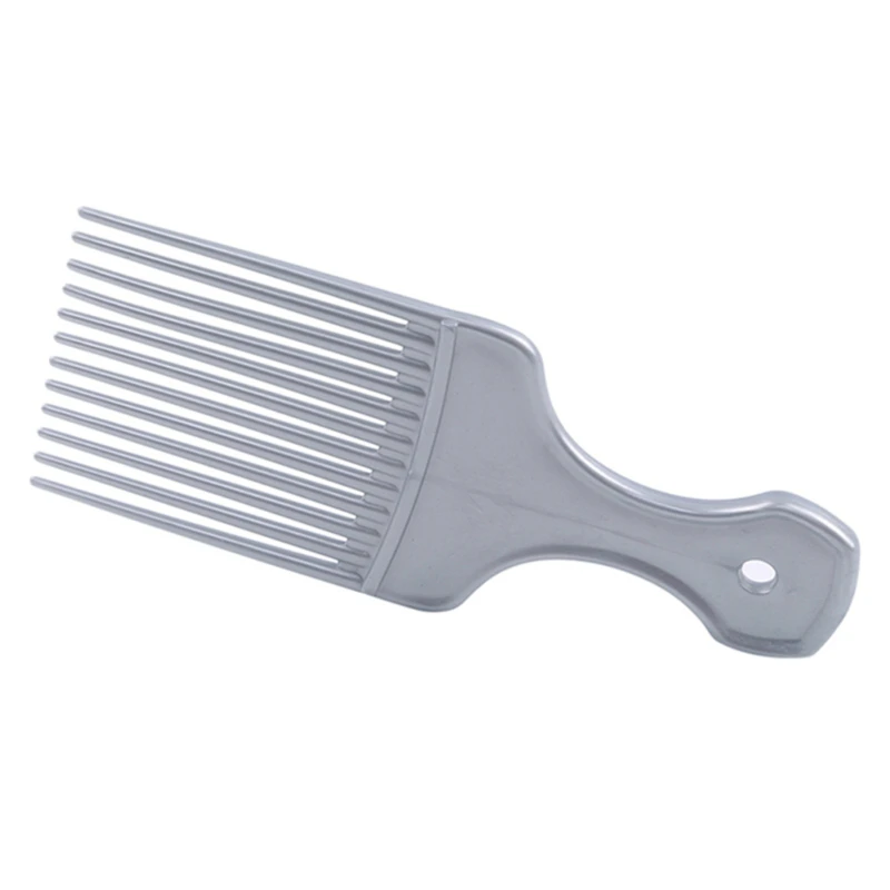 

Hair styling tool wide tooth African hair fork comb neutral hairstyle curl massage hairdressing comb brush, Shown