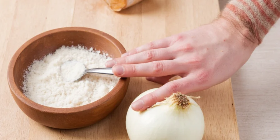 Tips for grinding dried onion into fine powder.