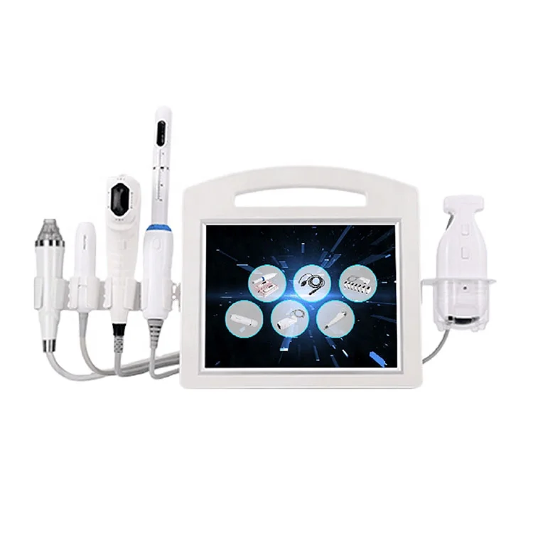 

Micro needle rf + 4D Ultrasound Vmax Hi fu face lift Body Slimming Machine 5 Handles can be optional