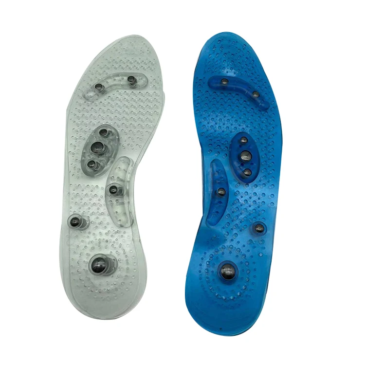 

High quality wholesale foot custom magnetic health care massage insoles for sport
