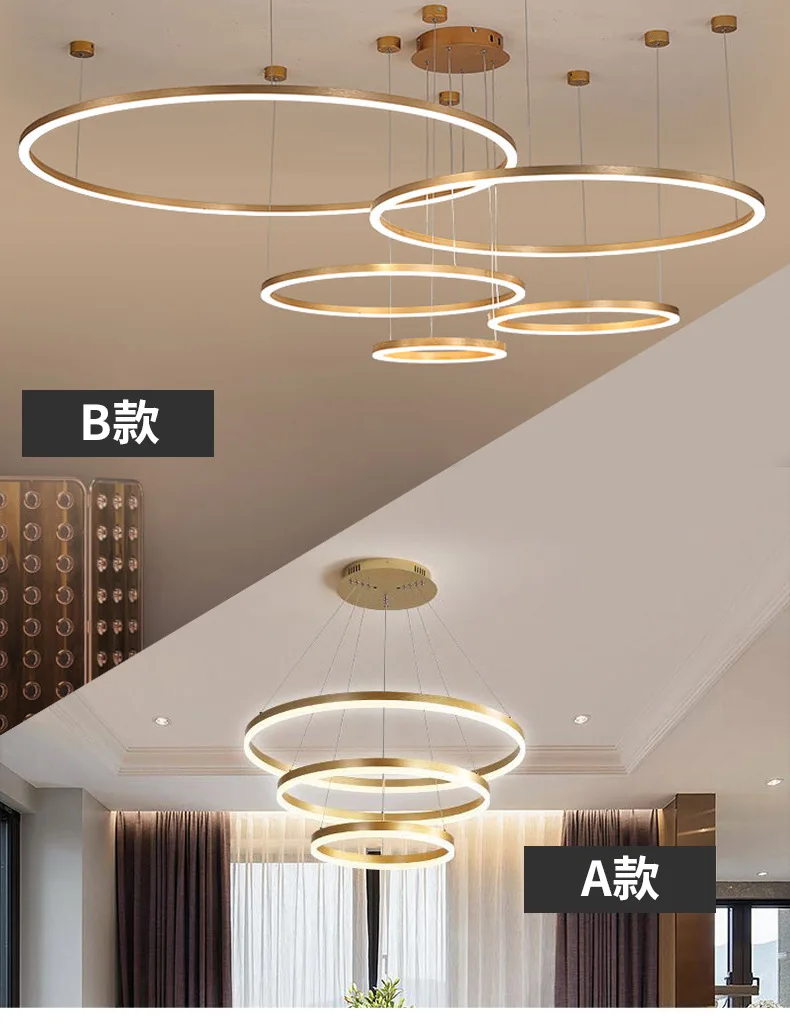 Aluminum 5 Tier Ceiling Lights European style living room villa hotel luxury modern classic vintage lobby chandelier