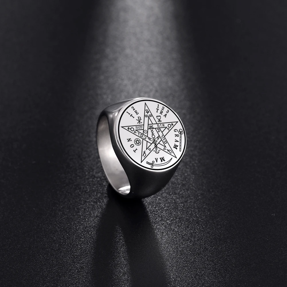 

Stainless Steel Marking Ring Custom Pattern Engraved Ring, Gold;silver