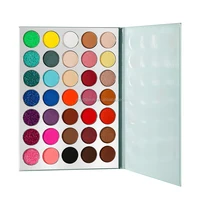 

OEM factory supplier eye shadow 35 colors cosmetic makeup silver eyeshadow palette private label