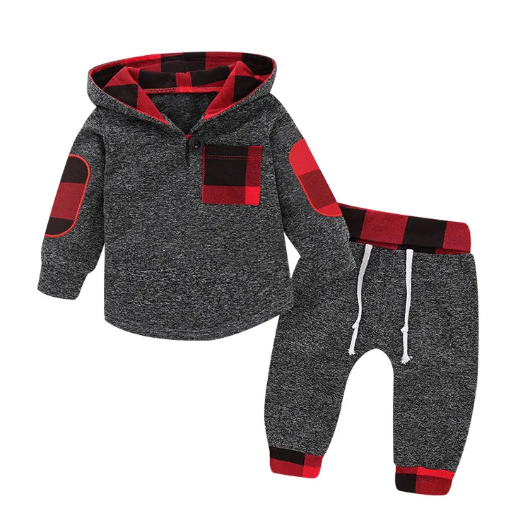 

Newborn Clothes Autumn Spring Baby Boys Clothes Hoodies+Pant 2pcs Outfit Suit Christmas Costume Infant Clothing For Baby Set
