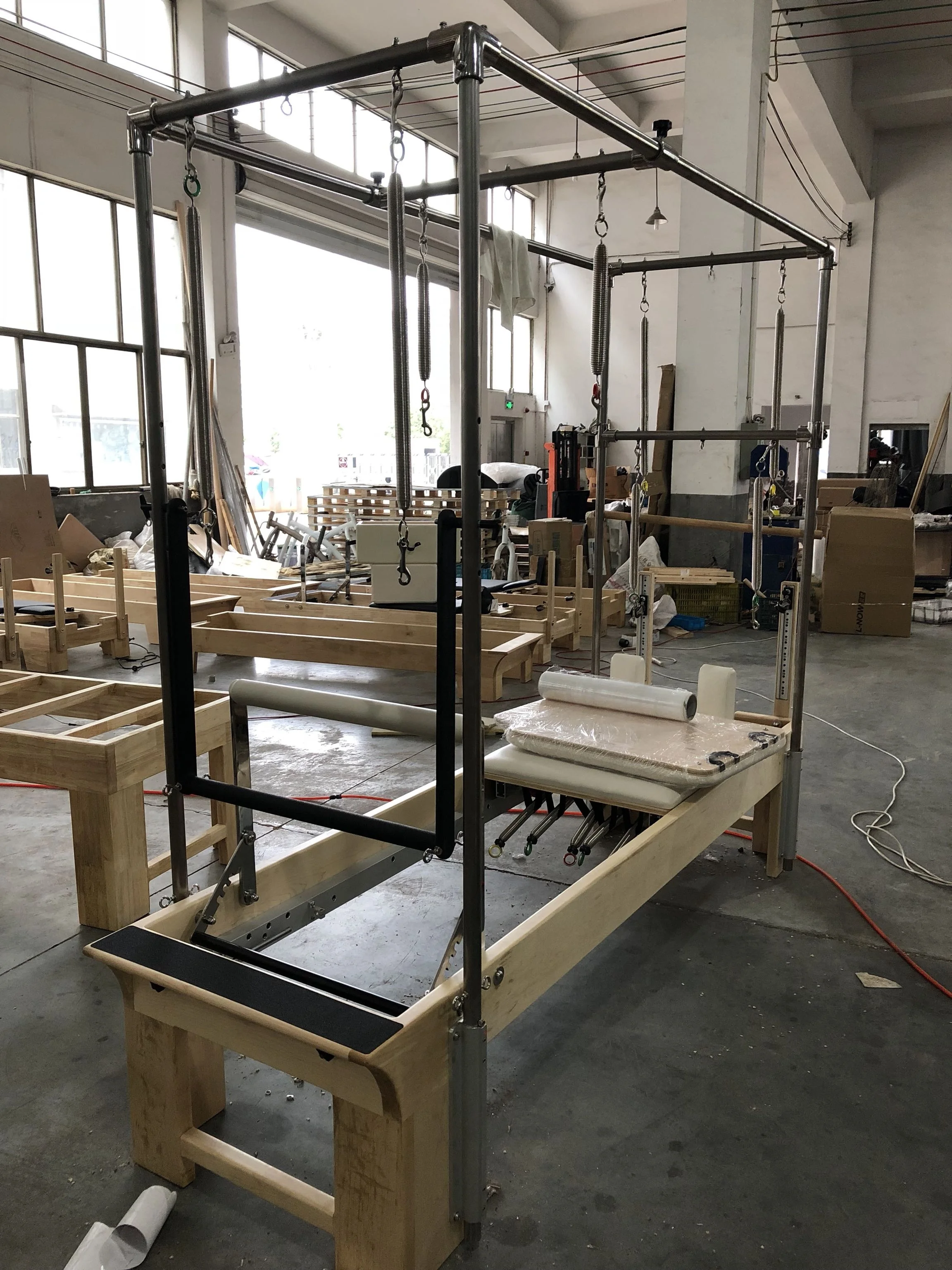 
Nanjian Home Use Foldable wood Pilates Reformer Pilates Machines NJH1 