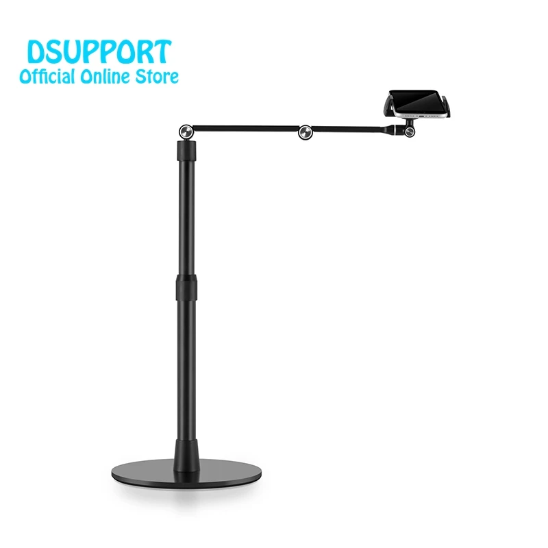 

AP-4P Top View Aluminum 3.5-12.9 inch Tablet PC and Mobile Phone Desktop Stand Cellphone and Tablets Overhead Stand