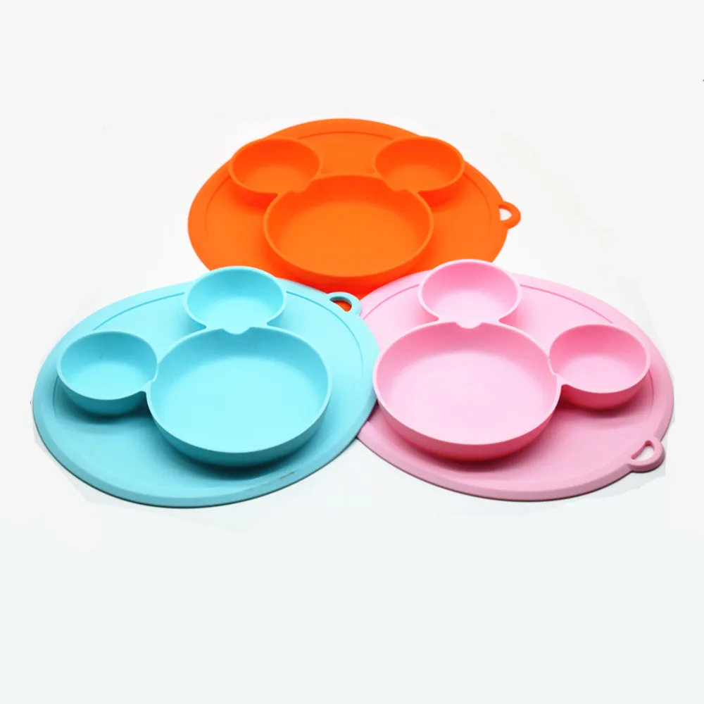 

Silicone Kids Plates Bowls Placemat Toddler for Babies factory sell