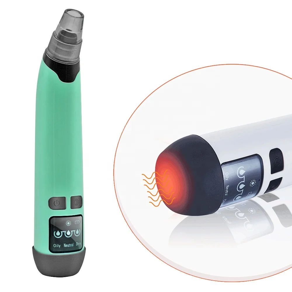 

custom logo package electric mini pore cleaner vacuum suction blackhead remover