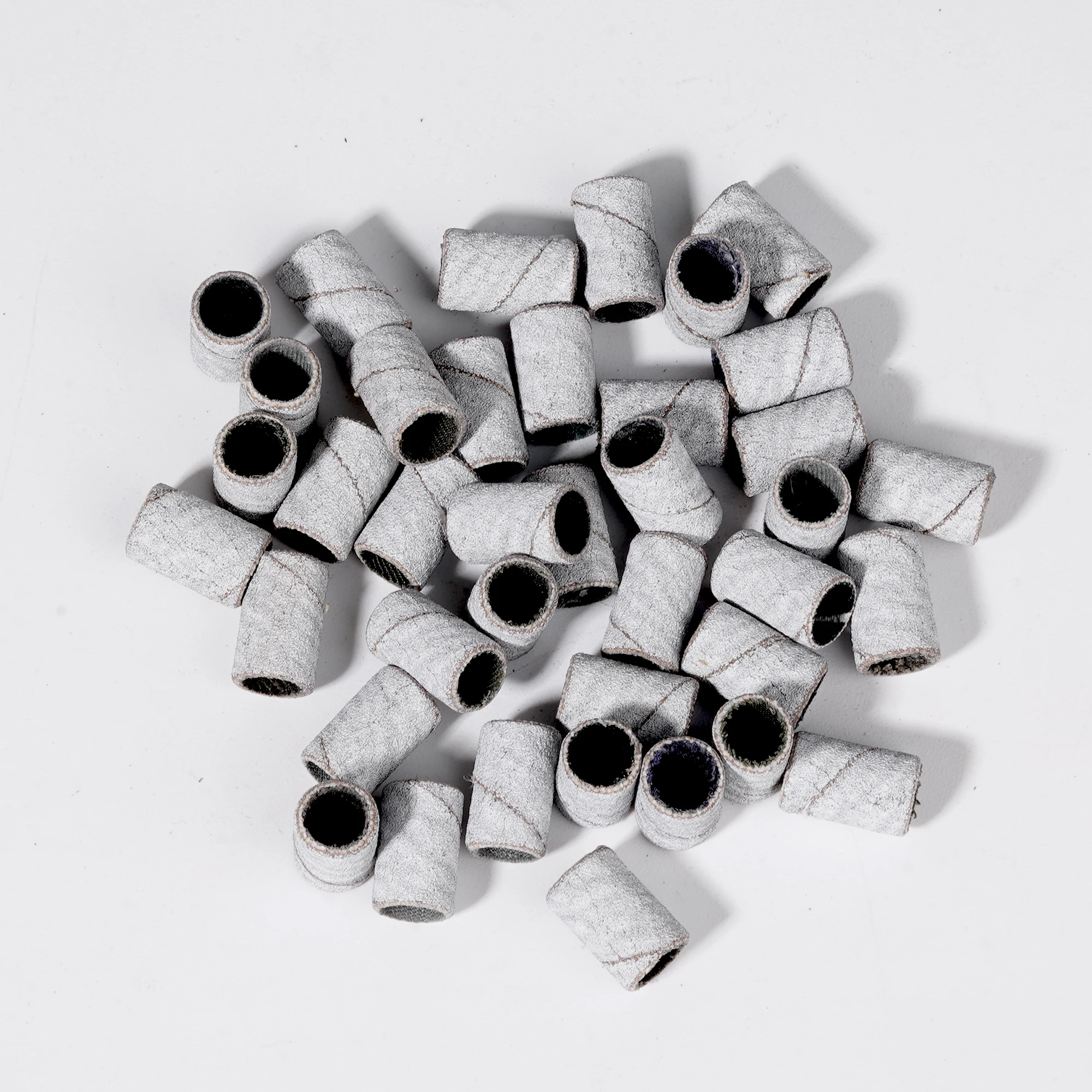 Nail Polish Sanding Bands Grit 180 White Zebra Sanding Bands 180 Grit for Professional Nail