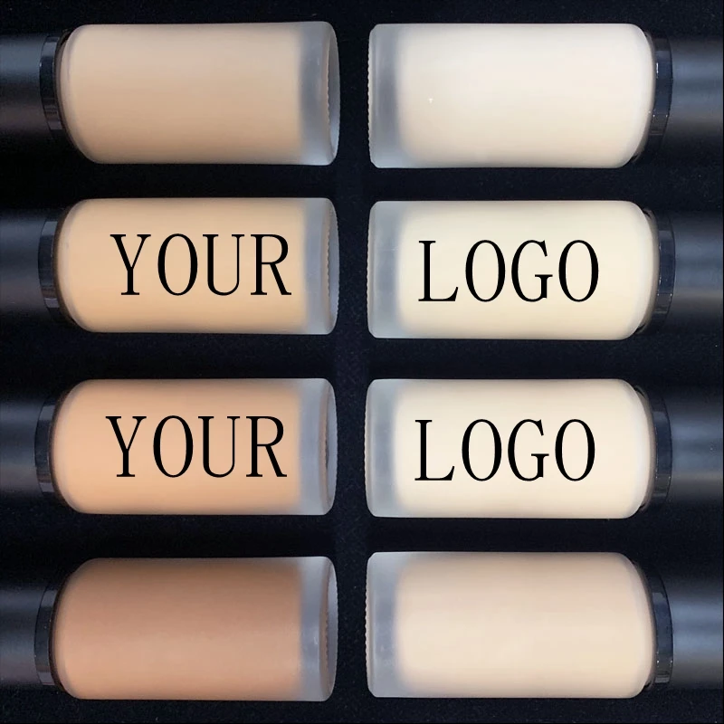 

8 Color Natural Cosmetic Custom Full Coverage Makeup Liquid Foundation
