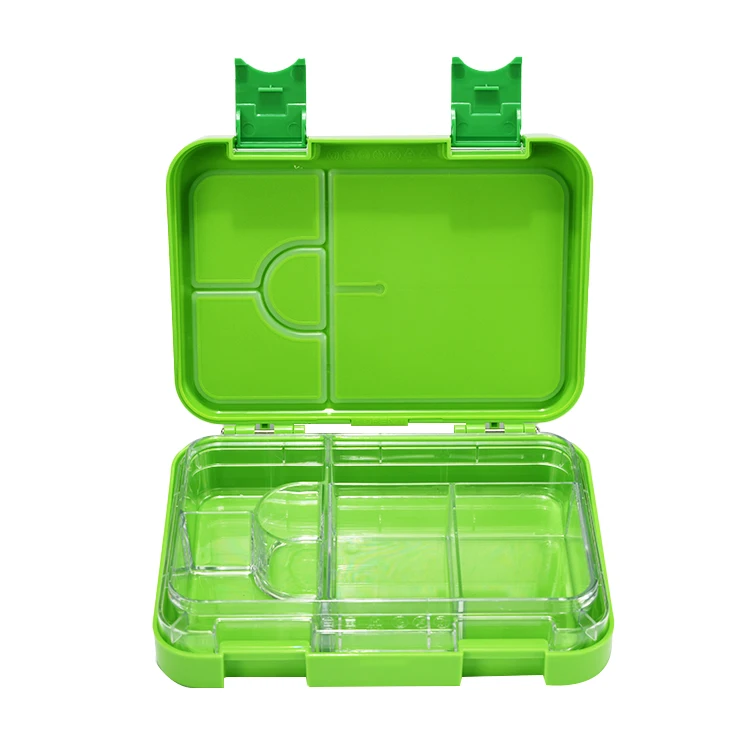 

lunch box for kids food storage foldable plastic container leakproof lunch bento box, Blue/green/pink/purple