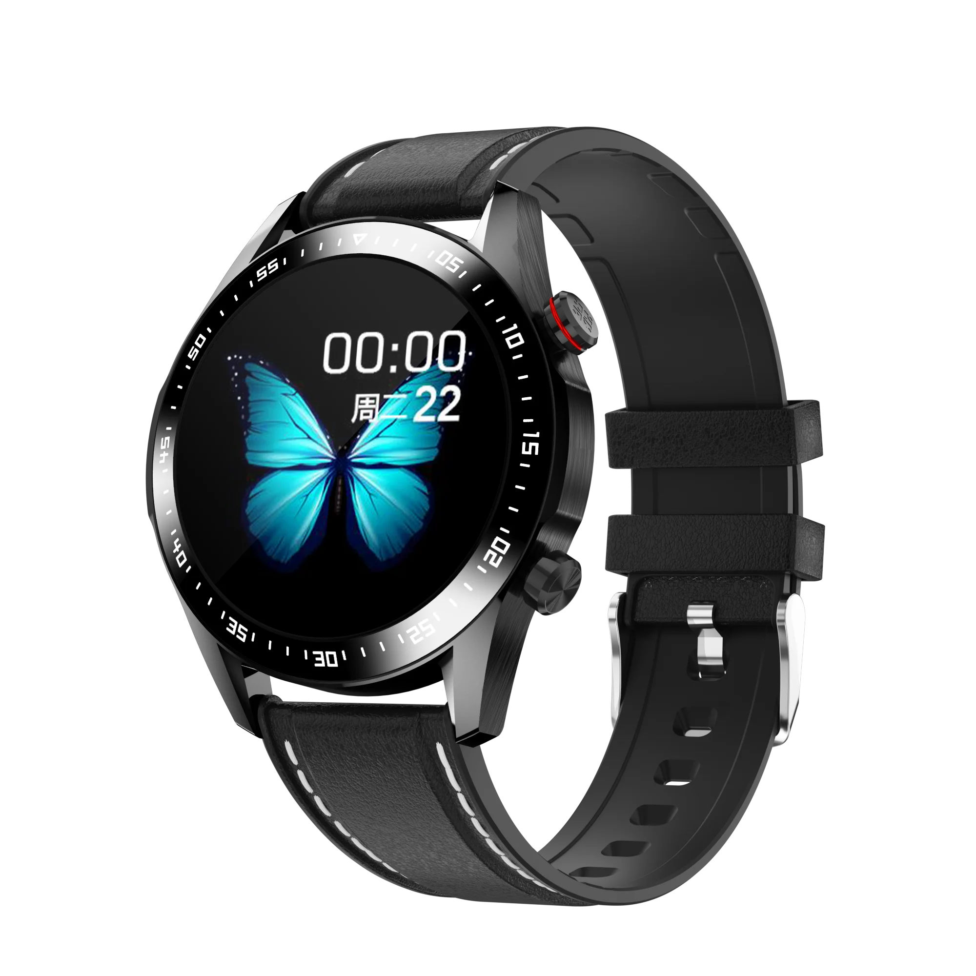 

smart watch Newest Products 2021 body temperature waterproof woman man relojes charm bracelets Amazon Ebay smartwatch M99, Black