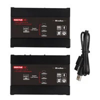 

HDMI KVM Extender 4K@30Hz, KVM Over IP Support Gigabit POE Network Switch up to 100M(383ft) Cat6, USB 2.0 Hub