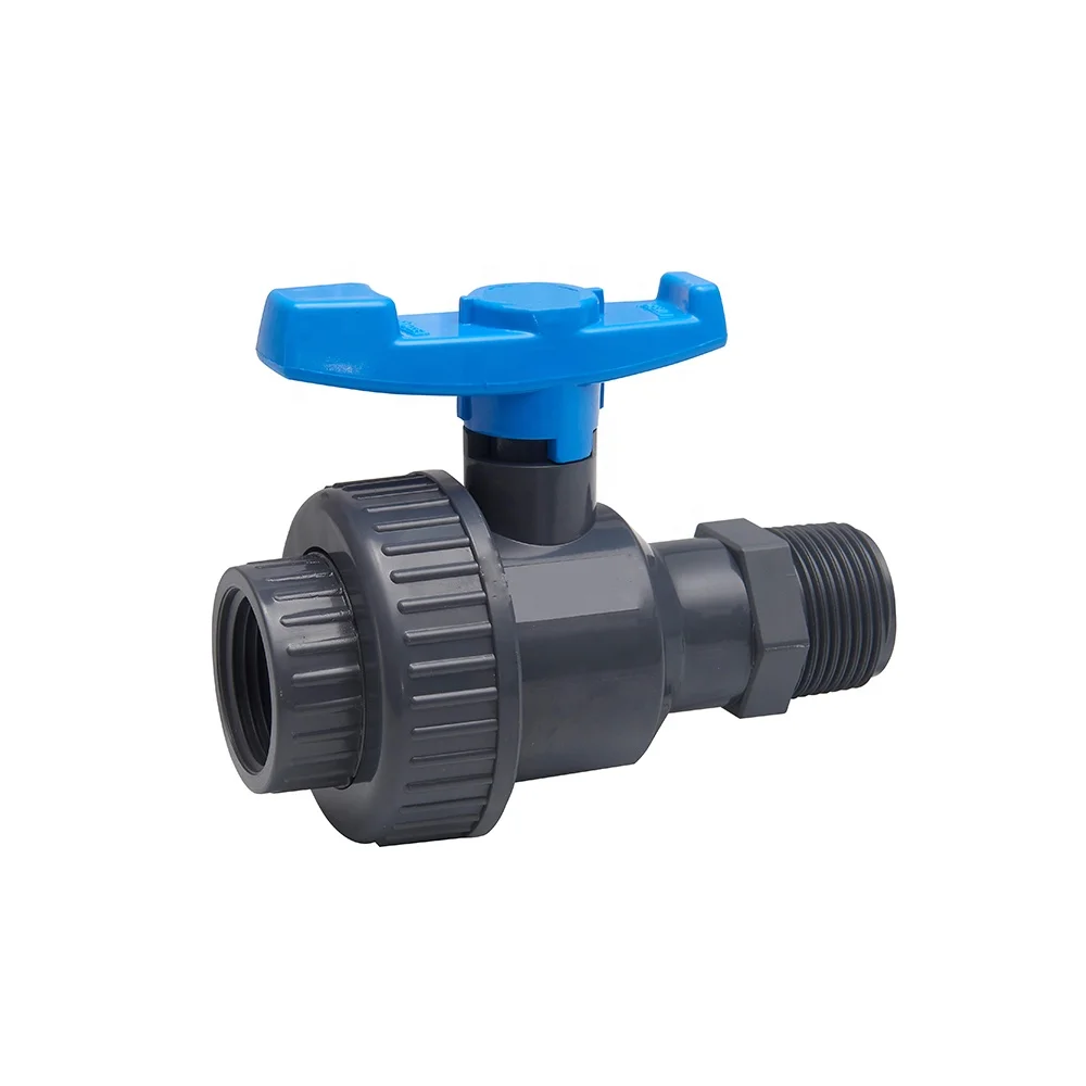 Socket And Thread Pvc Plastic Tank Valve Injection Plastic Tank Valve