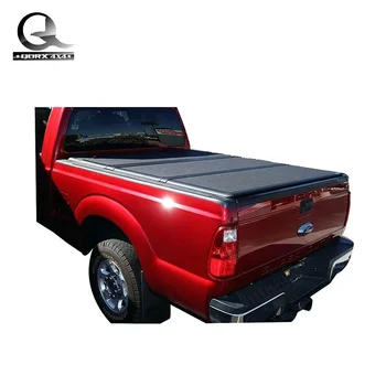 High Quality Hard Tri Fold Tonneau Cover Pickup Bed Cover Ranger T6 T7 Revo Vigo F150 Triton Np300 Colorado Amarok Buy Truck Bed Covers Pickup Truck Cover Tonneau Cover Product On Alibaba Com