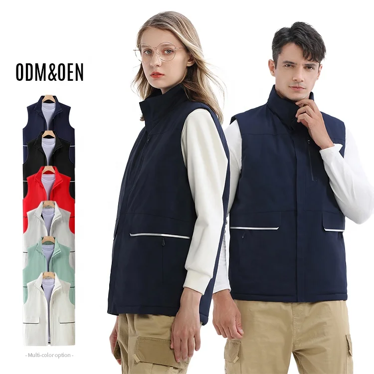 Plus Size Warm Thick Men's Vest Down Coat Winter Down Jacket Vest Style Warm Jacket