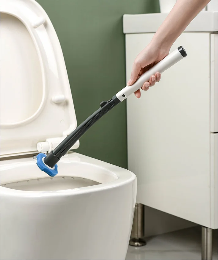 Disposable Toilet Brush Wand Cleaning Disposable Long Handle/toilet