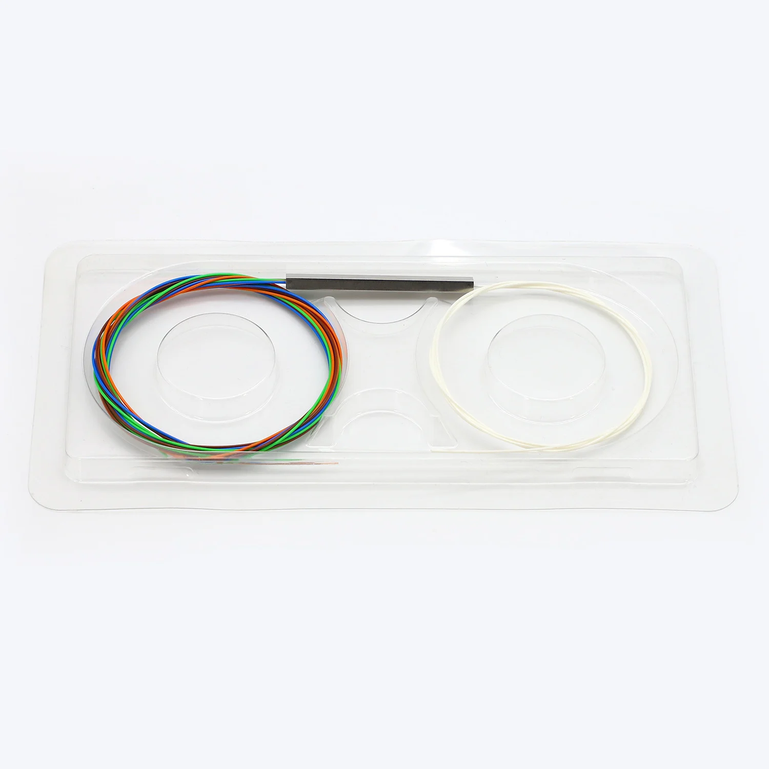 1X2 1X4 1X8 1X16 Fiber Optic PlC Splitter Single Mode Without Connector Steel Tube Type Mini PLC Splitter