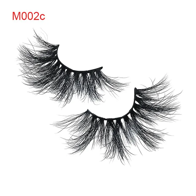 

Hot Selling Dramatic 5D Full 25mm mink lashes, Black color