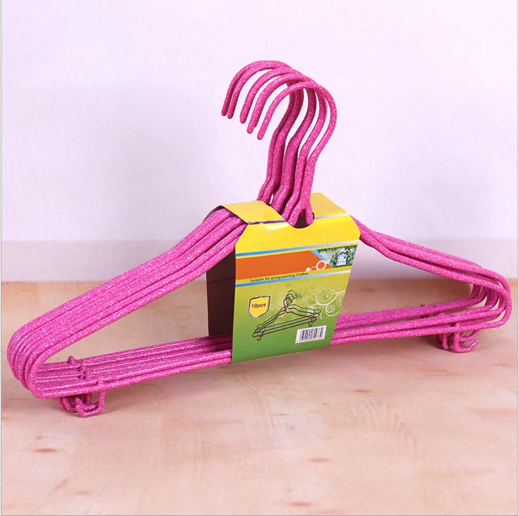 

wholesale wet and dry popular cheap adult steel metal wire coated suit coat clothes garment color hangers