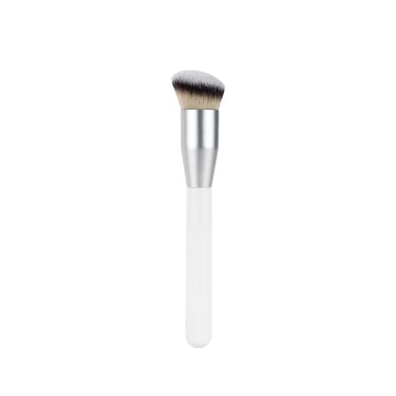 

Beauty Cosmetic Natural Hair Make Up Brush Set Wood Foundation Brush Private Label With Concealer Brush, As the picture