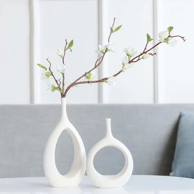 

High Quality Luxury Home Decorative Vases Ceramic Porcelain Vase Table Fashion Flower Vases, Picture