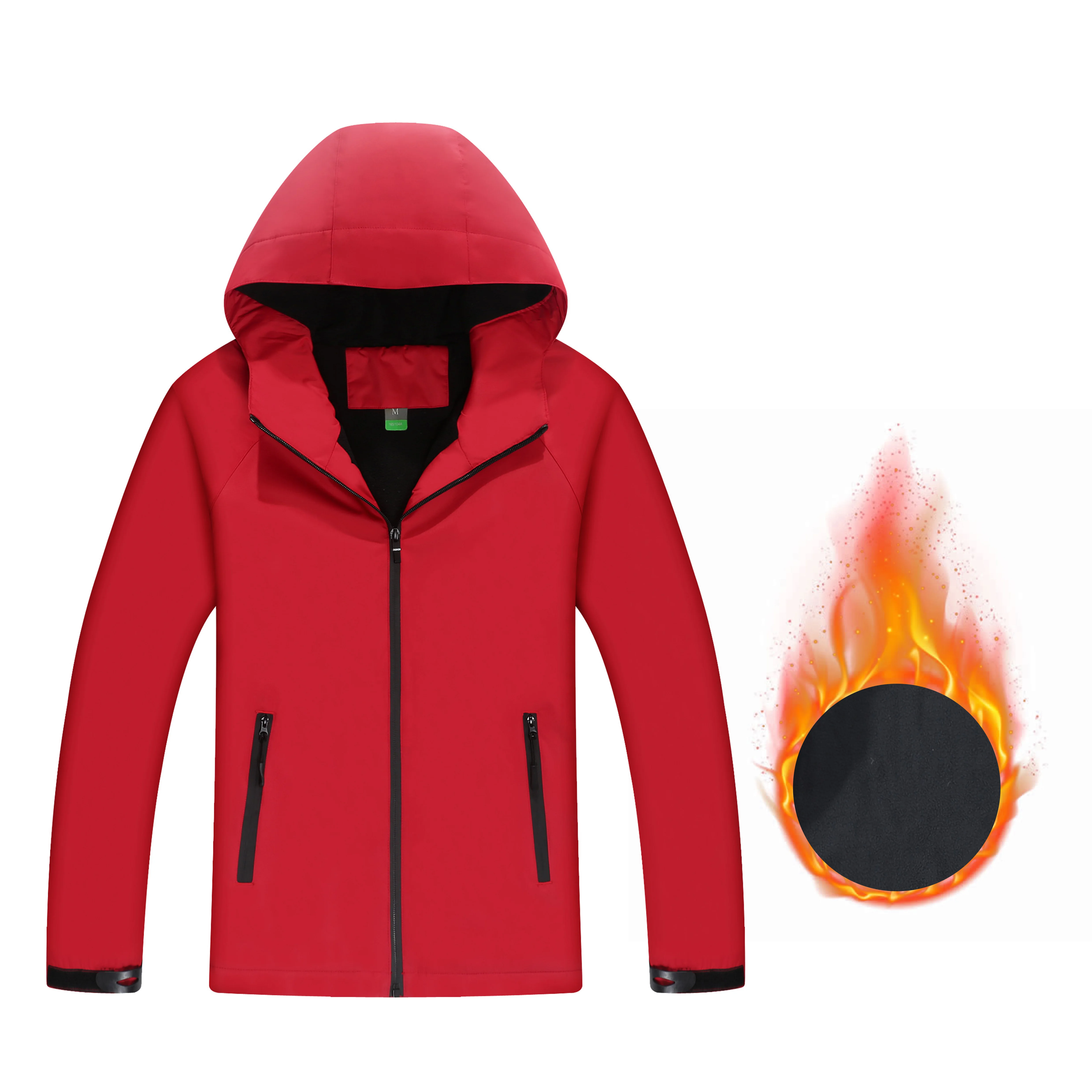 

2021 New Arrival Light Weight Winter Hoodod Coat Windbreaker Outdoor Jackets Windproof For Men