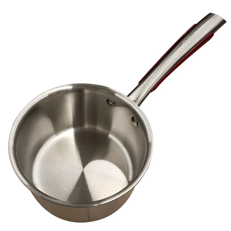 De Hierro Fundido De Esmalte De Plata Cacerola Sartén De Hierro Fundido De Esmalte De Plata Cacerola Sartén