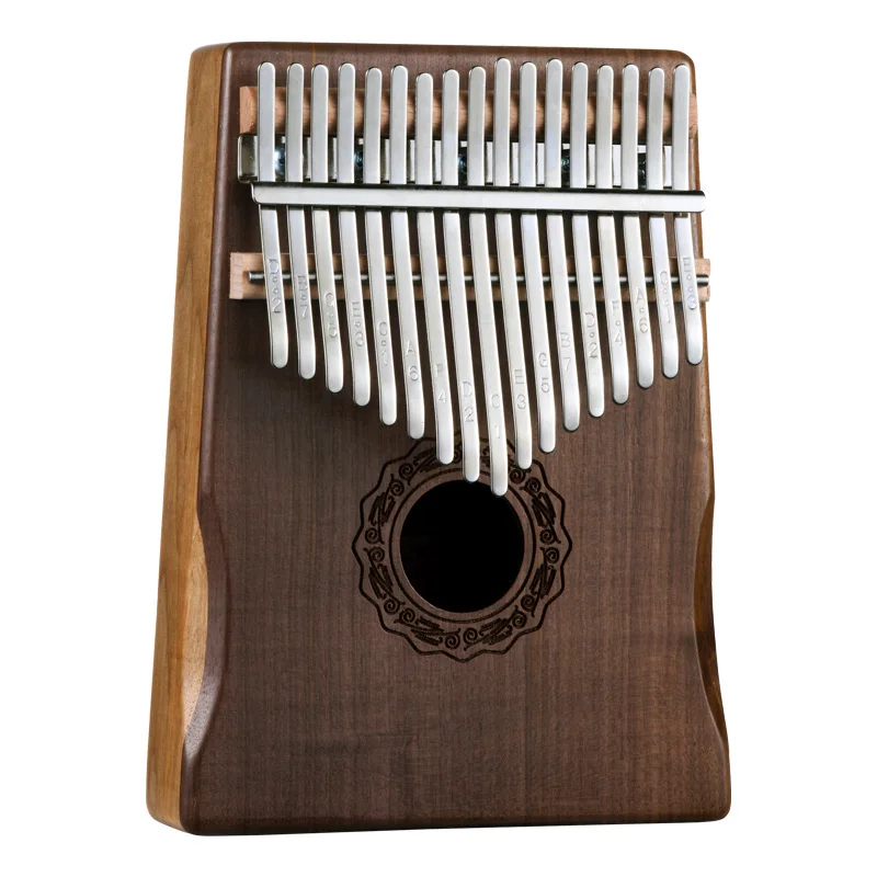 

Arc Handguard Handmade Kalimba Finger Trainer Piano 17 Key Kalimba 17 Notes Thumb Piano, Natural