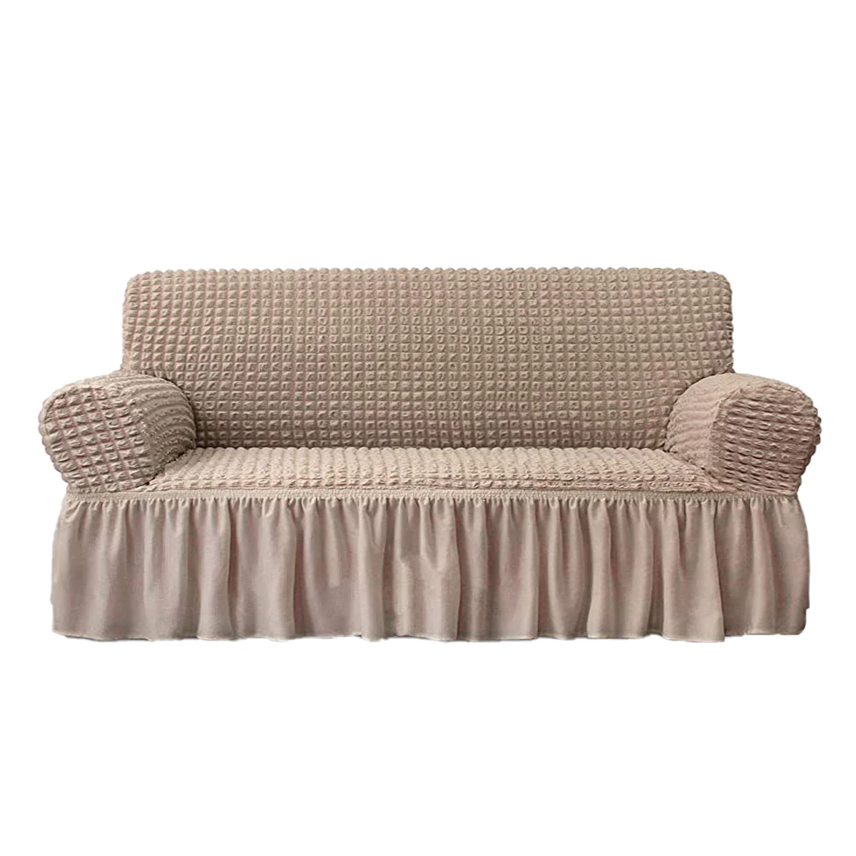 Bubble Fabric Stretch Sofa Cover Fitted Spandex Couch Covers Factory