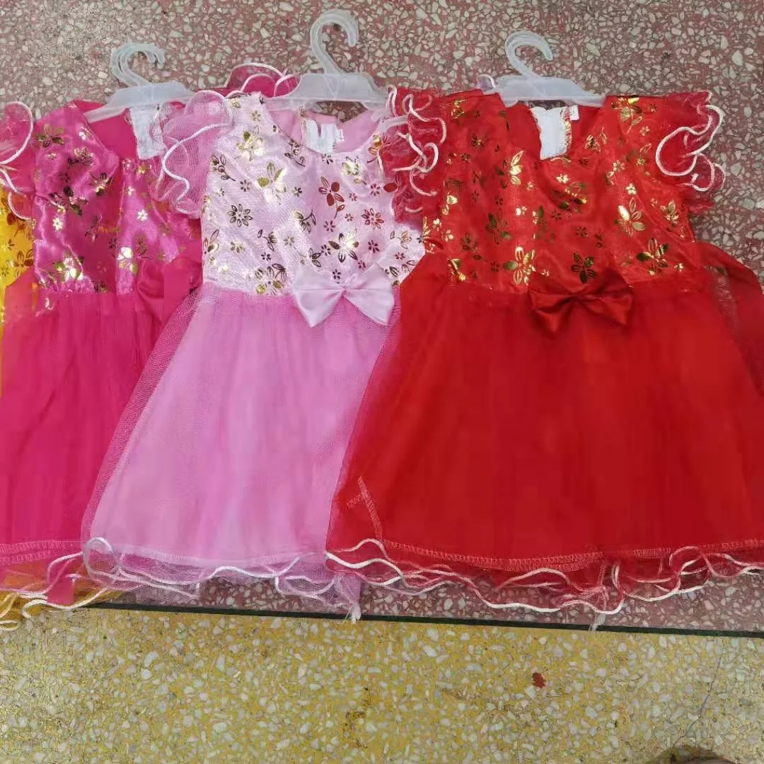 

1.52USD GQ277 beauty style cute girl party wear modern baby dress, Mix color