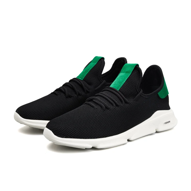 

2019 Knit Casual Sport Shoes New Fashion Sneakers Casual Sport Shoes For Men