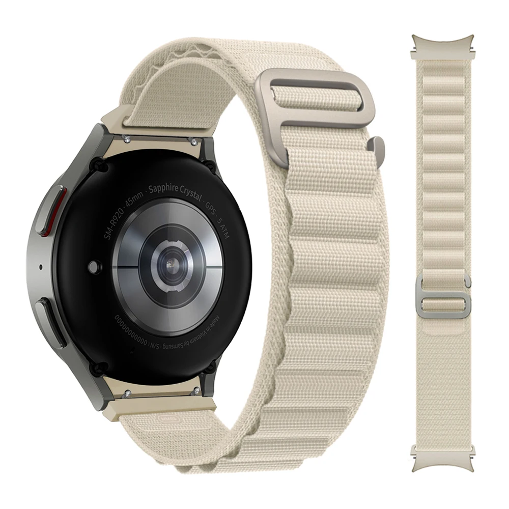 

Alpine Loop Fabric Nylon Watch Band Strap For Samsung Galaxy Watch 5 Pro 4