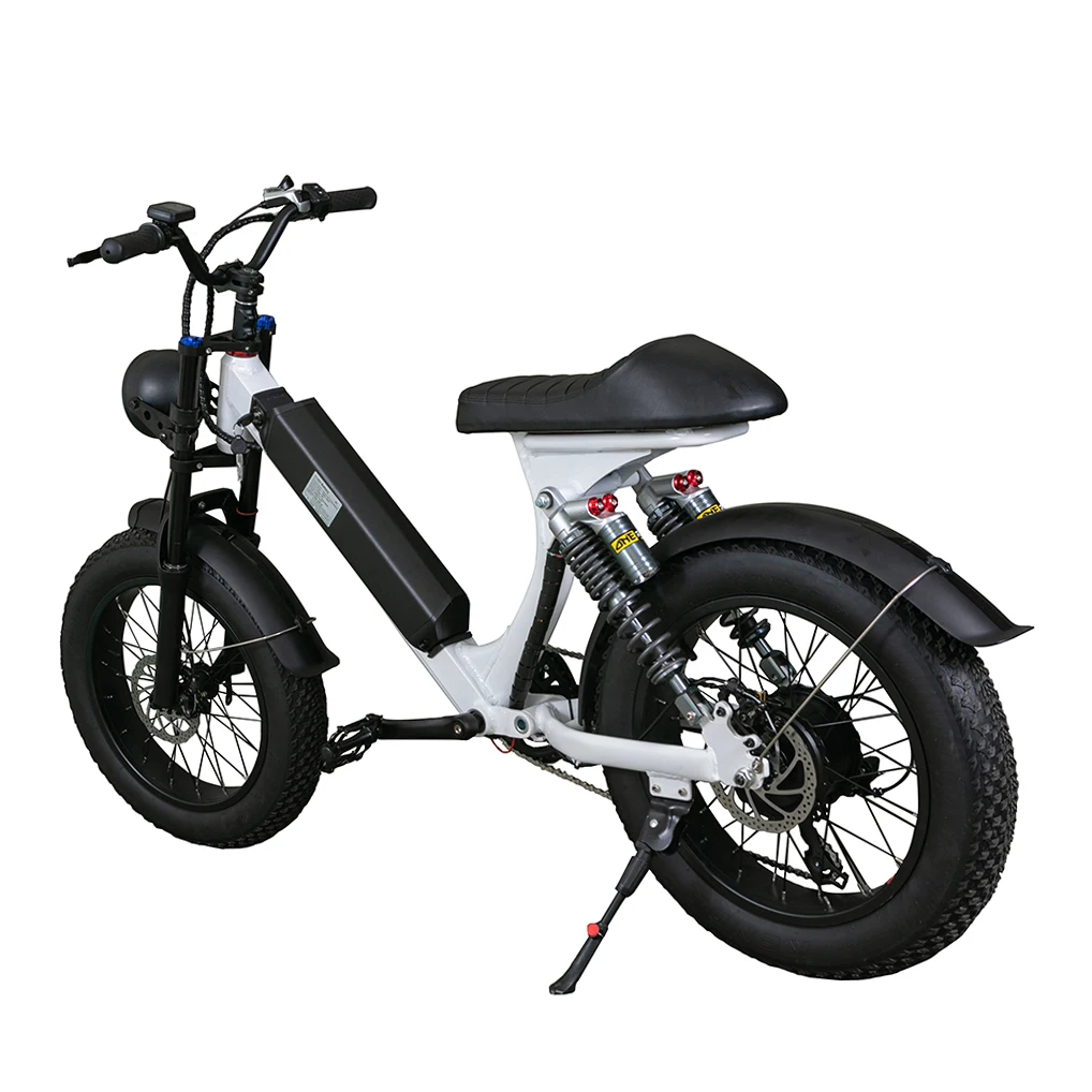 

Hot selling 20"x4.0 wheel 48V 500W motor long seat super ebike 73 electric bike fat tire, Customized color