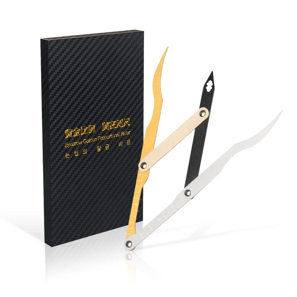 NEW STYLE Stainless  Eyebrow Microblading  Accessories  Ruler Eyebrow Make up Tool Tattoo Rule Eyebrow Measuring Tool